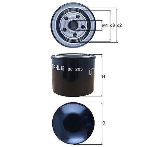 Knecht 205 oil filter - knecht,