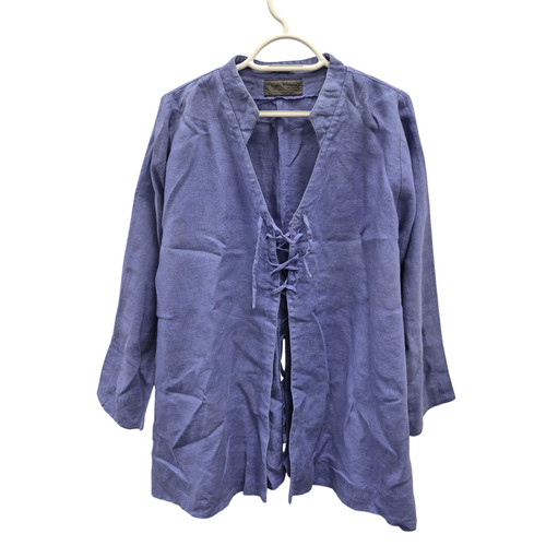 Terry macey linen top lavender - terry,
