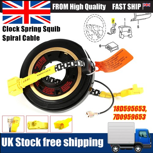 Clock spring squib - clock, spiral