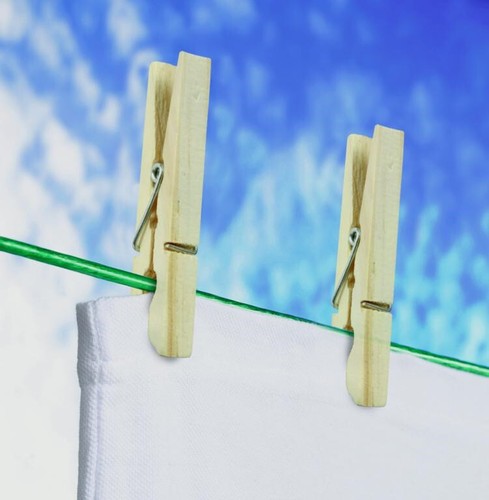 Wooden clothes pegs clips pine - wooden,