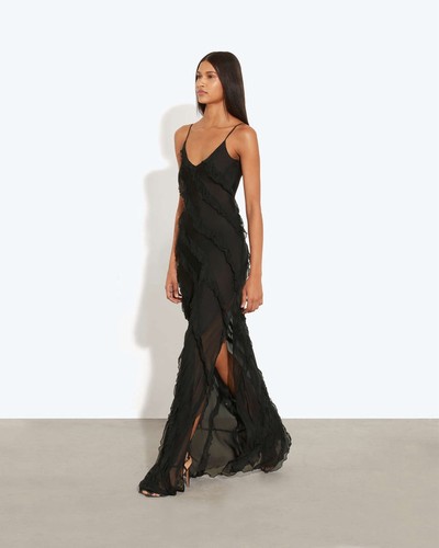 Rat boa black selena ruffle - rat,