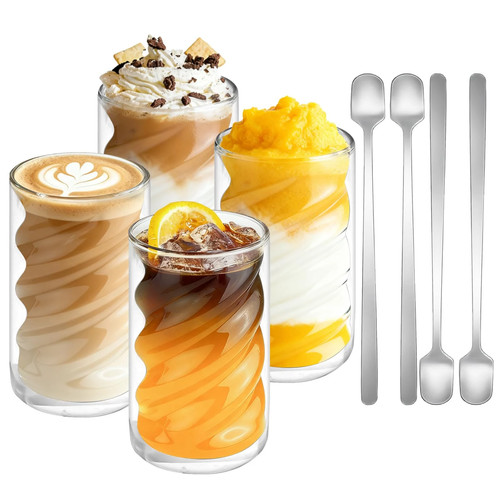 Set latte glasses - of,
