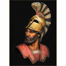 unpainted unassembled 1/10 resin bust figure model Ancient soldiers white  kit 
