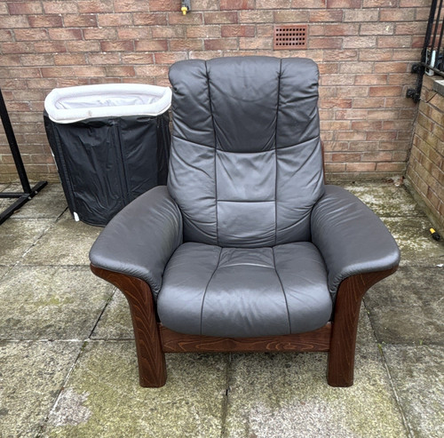 Stressless grey leather - stressless,