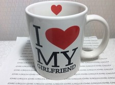 I (HEART) MY GIRLFRIEND MUG New Ceramic Ganz Mug “You’re the Best!” 2-SIDED MUG