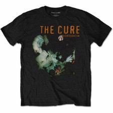 Official The Cure T Shirt Disintegration Black Mens Classic Rock Band Tee New