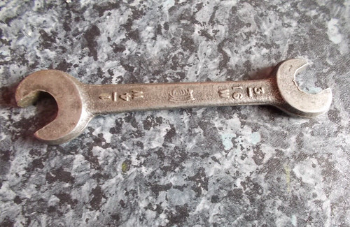 Vintage car toolkit spanner - vintage,