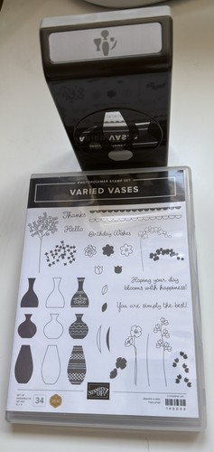 Stampin varied vases clear - stampin,