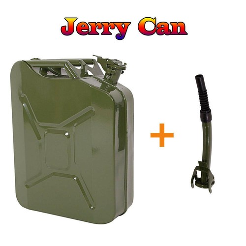 20l jerry cans - green, steel
