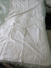 Vintage white cream Linen