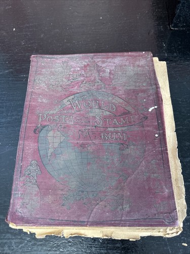 Antique stamp album - stamp,