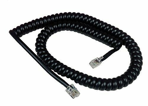 Telephone handset curly cord - telephone,