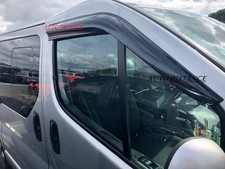 Wind Rain Deflector Guard ABS For Vauxhall Vivaro Renault Trafic 2003-13