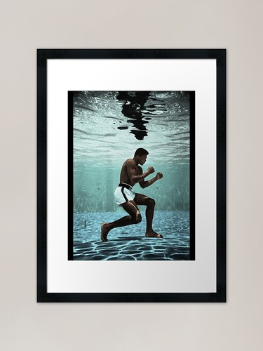 Muhammad ali underwater poster - ali,