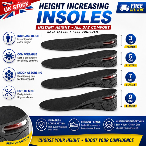 Height increase insoles - height,