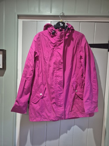 Ladies joules pink hooded - ladies,