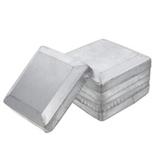 6Pcs Metal Fence Post Caps Square Post Caps Decorative Fence Post Caps