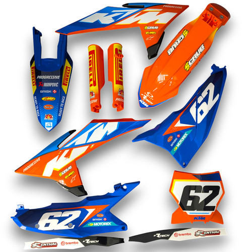 Plastics graphics ktm 2023 - plastics, +