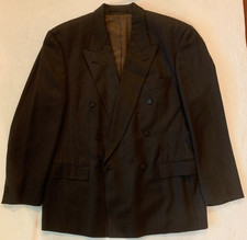 Georgio Armani mens suit jacket 45 1/2 in brown (Excellent condition)
