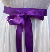    Satin Ribbon Bridal Sash Belt  