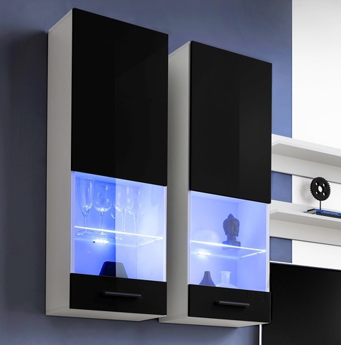 Wall display cabinet glass - wall,