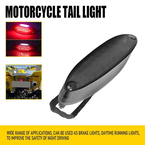 Black motorcycle rear - black, tail