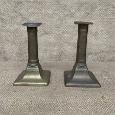 Early Brass Candle Sticks -