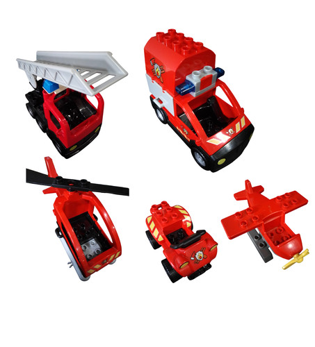 Playmobil fire engine - fire,