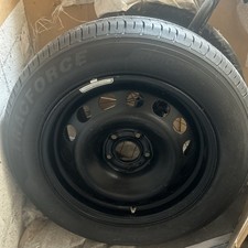 TWO SPARE WHEELS ONE TYRE