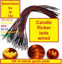 Candle Flicker 3mm 5mm 9V 12V