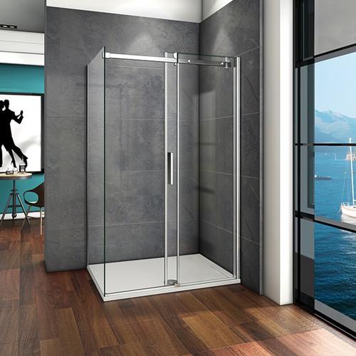 Frameless sliding shower door - frameless,