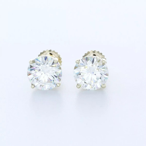 Stud earrings classic - classic, solid