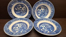4x Swinnertons Old Willow 16cm pasta bowls