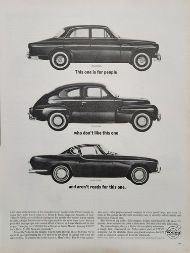 1963 volvo p1800 print wall - p1800,