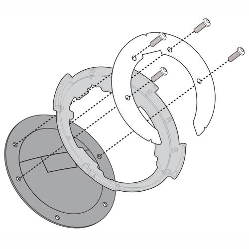 Givi bf22 tanklock flange fits - bf22,