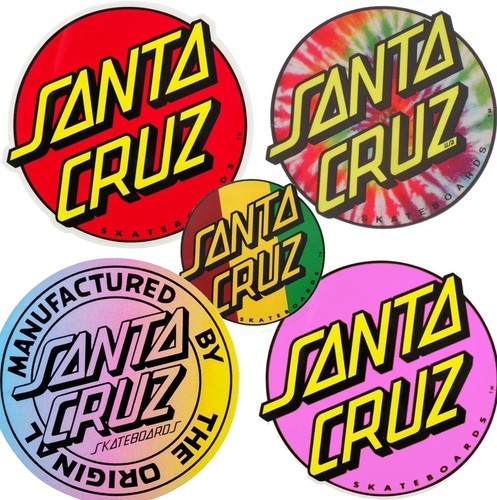 Santa cruz dot - dot, sticker