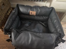 Funny Fuzzy Black Dog Car