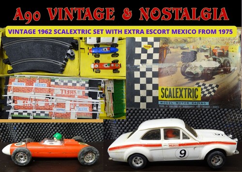 Old 1962 scalextric set - set, 50