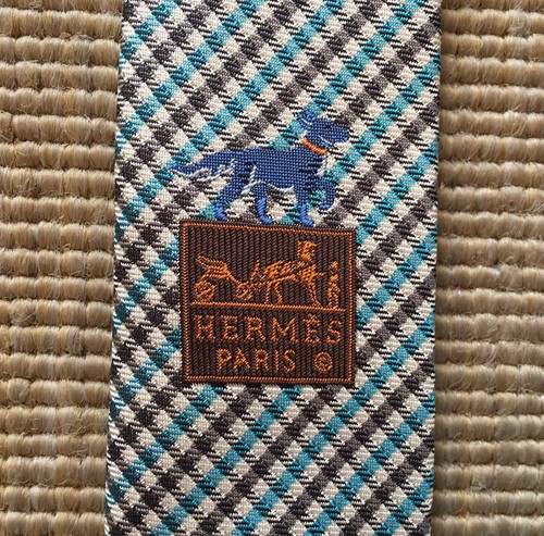 Hermès 100 silk tie - hermès, 100%