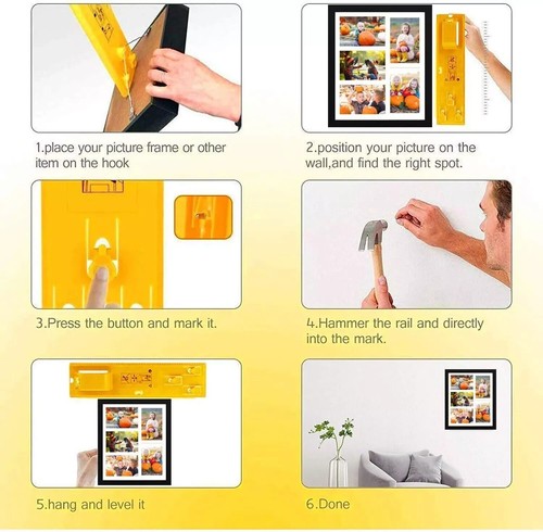 Photo frame wall hanging kit