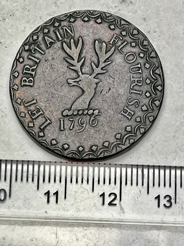 1796 conder token d - 1796,