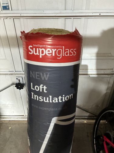 Superglass loft insulation - loft,