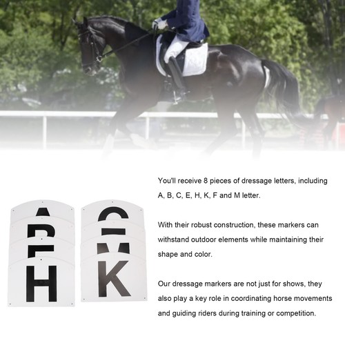 8pcs dressage letters wall - 8pcs,
