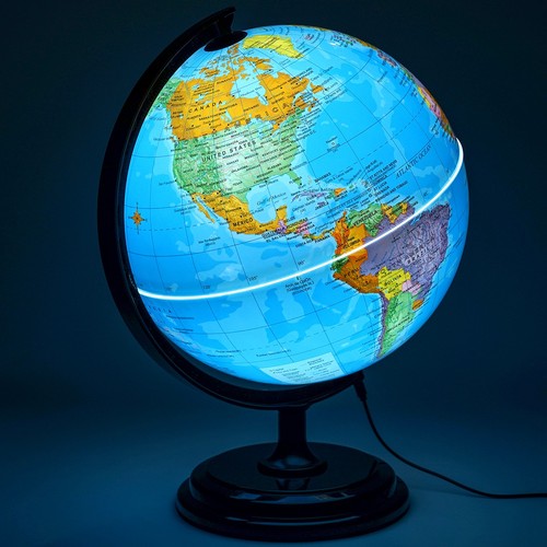 Large world globe - ar,