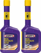 2x Wynns DPF Cleaner Diesel Particulate Filter Cleaner Fuel Additive Soot 325ML