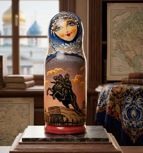 Vintage wooden russian - wooden,