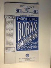 Vintage Borax Packaging Box