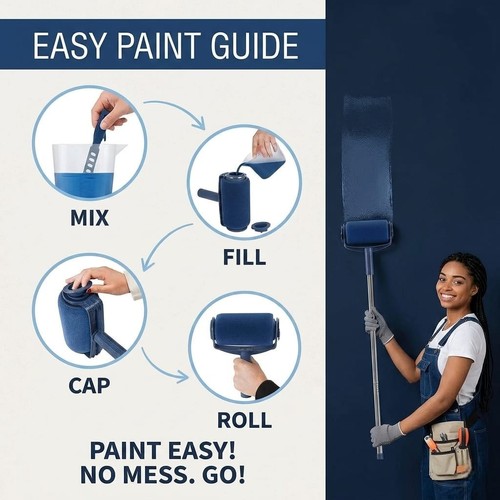 8pc pro paint roller - paint,