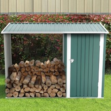 2 In 1 Garden Firewood Shed