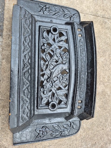 Cast iron fire front - cast,